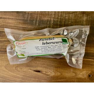 Zwiebelleberwurst  ca. 130g im Darm