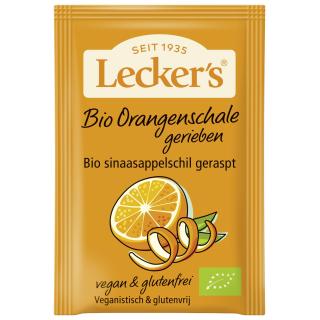 Orangenschale gerieben vegan und glutenfrei