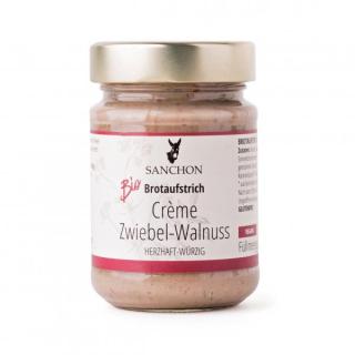 Brotaufstrich Crème Zwiebel Walnuss