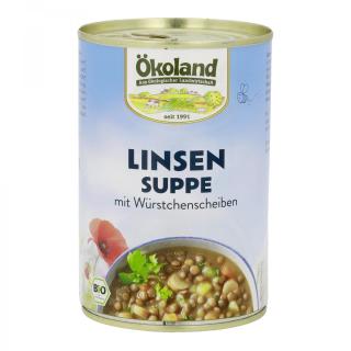 Linsensuppe m. Würstchenscheiben
