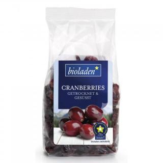 Cranberries gesüßt