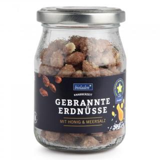 gebrannte Erdnüsse mit Honig & Salz 125g