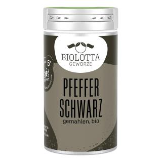 Pfeffer schwarz gemahlen - Gewürzstreuer