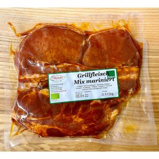 Grillfleischmix mariniert ca. 500g vakuum.
