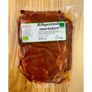 Ribeyesteak mariniert, durchwachsen (2 Stück) vakuum. ca. 400g