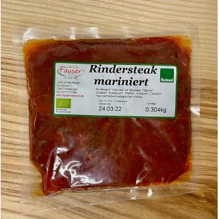 Rindersteaks mariniert, mager (2 Stück) vakuum. ca. 270g