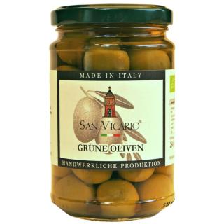 Grüne Oliven mit Stein in Lake 180g