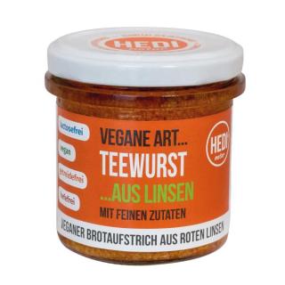 Vegane Art Teewurst mit feinen Zutaten