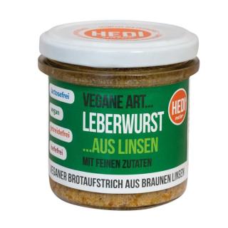 Vegane Art Leberwurst mit feinen Zutaten