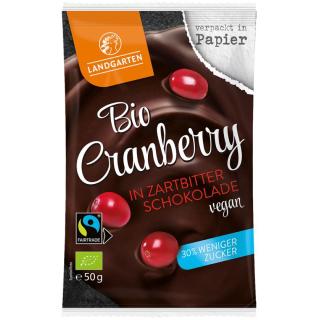 Cranberry in Zartbitter-Schokolade