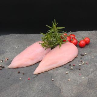Hähnchen Filet-Steaks mit Haut 2 Stück ca. 350 g