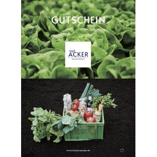 Geschenkgutschein Frisch vom Acker 30 Euro