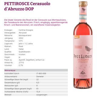 Pettirosce Cerasuolo d´Abruzzo rosé