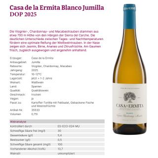 Casa de la Ermita Blanco Jumilla DOP 2025