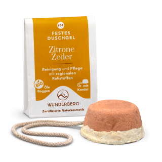 Festes Duschgel Zitrone Zeder, 80g