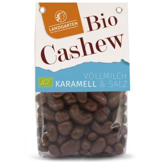Cashews in Vollmilch-Schokolade Karamell & Salz