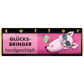 Handgeschöpfte Schoko-Mini Glücksbringer - Milchschokolade