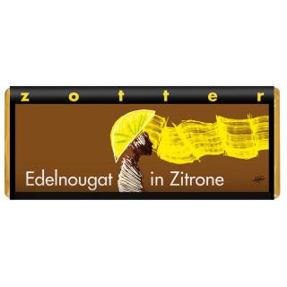 Edelnougat in Zitrone