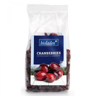 Cranberries gesüßt