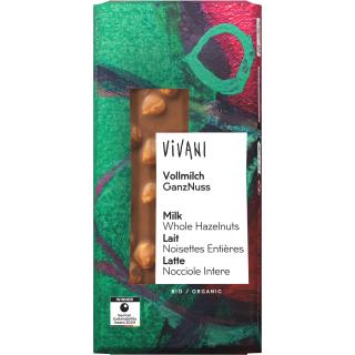 Vollmilchschokol ganze Nüsse