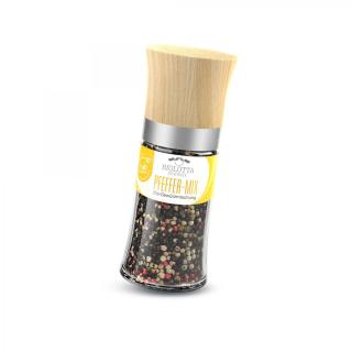 Bunter Pfeffer-Mix Gewürzmischung - Holzmühle mit Keramiklaufwerk