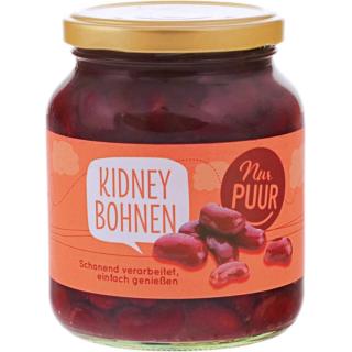 Kidneybohnen im Glas