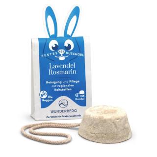 Festes Duschgel Lavendel Rosmarin, 80g