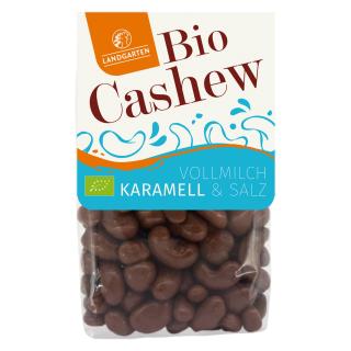 Cashews in Vollmilch-Schokolade Karamell & Salz